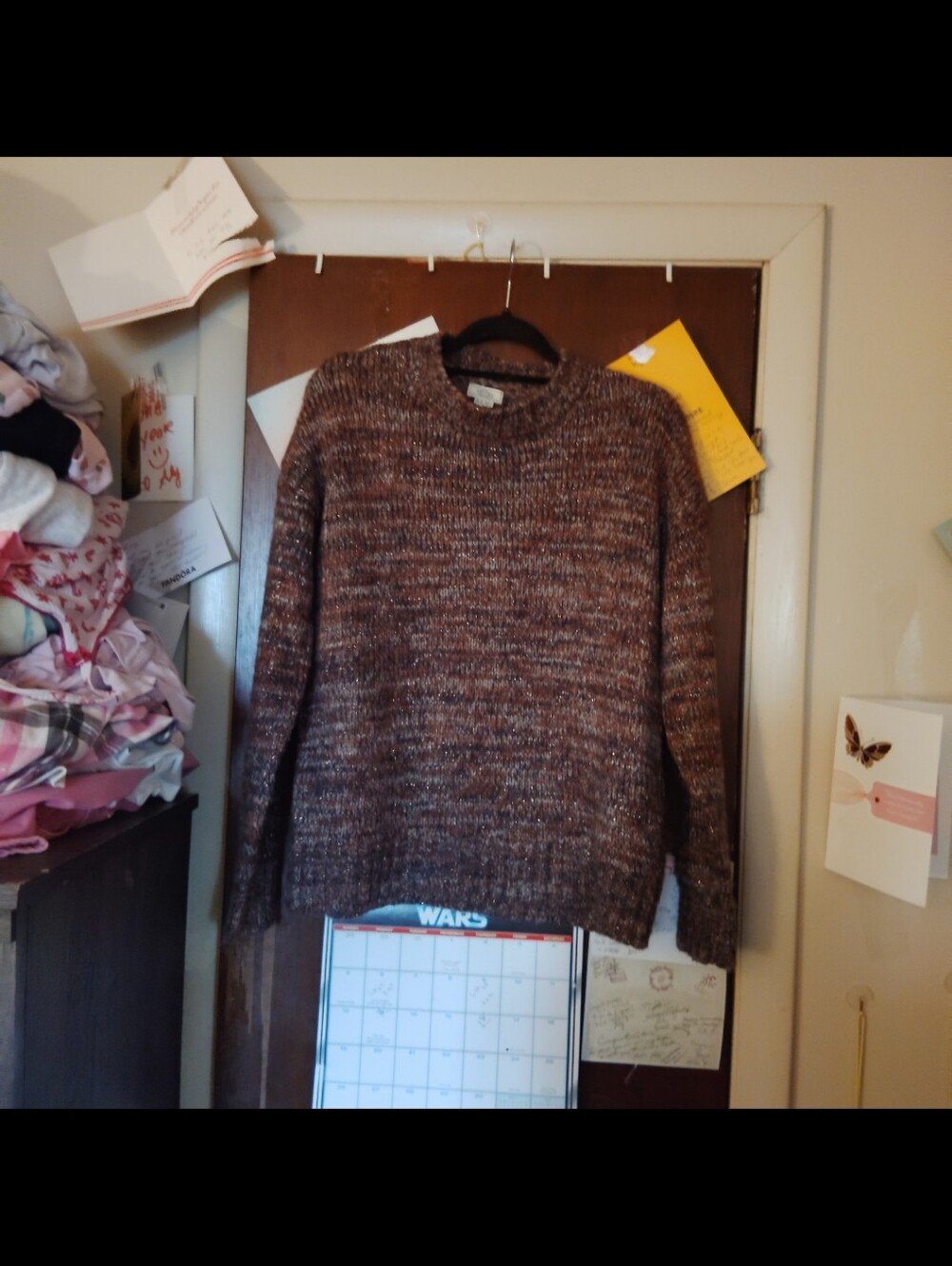 FAT FACE Brown /Multicolored Full-length Sweater - Size 8